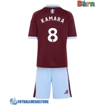 Fotballdrakt Barn Aston Villa Boubacar Kamara #8 Hjemmedraktsett 2026-27 Kortermet (+ Korte bukser)